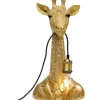 KARE Design Lampes De Table|Lampe A Poser Animal Giraffe Dore 50Cm