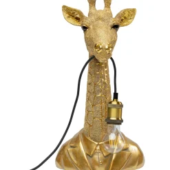 KARE Design Lampes De Table|Lampe A Poser Animal Giraffe Dore 50Cm