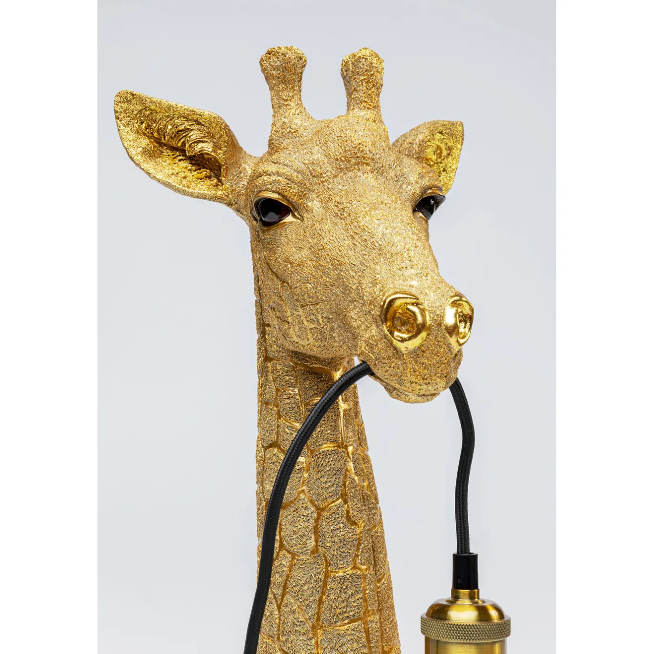 KARE Design Lampes De Table|Lampe A Poser Animal Giraffe Dore 50Cm