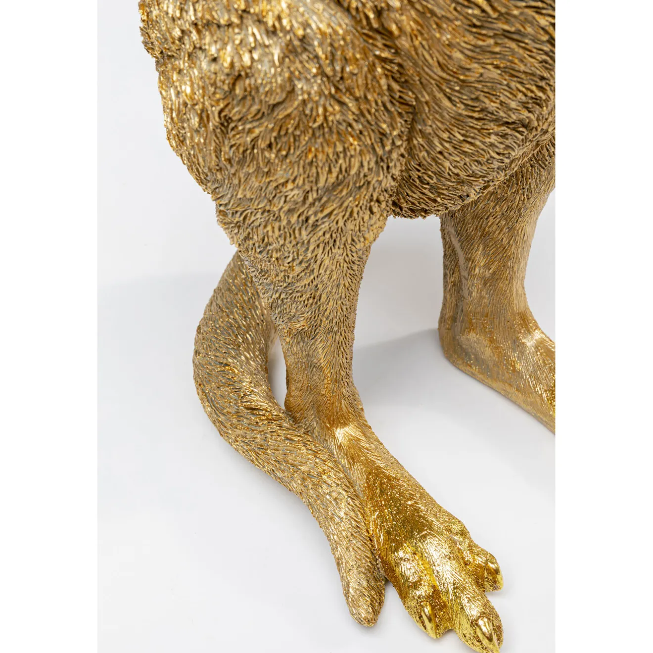 KARE Design Lampes De Table|Lampe A Poser Animal Kangaroo Dore 46Cm