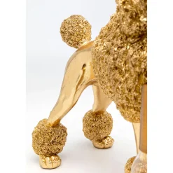 KARE Design Lampes De Table|Lampe A Poser Animal Poodle Dore 32Cm