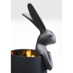 KARE Design Lampes De Table|Lampe A Poser Animal Rabbit Noir 68Cm