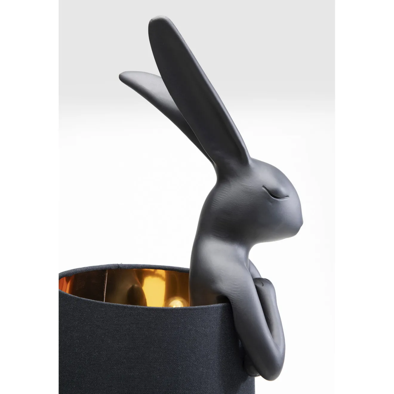 KARE Design Lampes De Table|Lampe A Poser Animal Rabbit Noir 68Cm