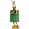 KARE Design Lampes De Table|Lampe A Poser Animal Rabbit Dore/Vert 68Cm