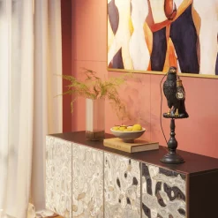 KARE Design Lampes De Table|Lampe A Poser Animal Sitting Crow Noir Mat 61Cm