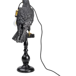 KARE Design Lampes De Table|Lampe A Poser Animal Sitting Crow Noir Mat 61Cm