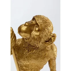 KARE Design Lampes De Table|Lampe A Poser Animal Standing Monkey Dore 51Cm