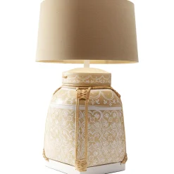 KARE Design Lampes De Table|Lampe A Poser Basket Creme 73Cm