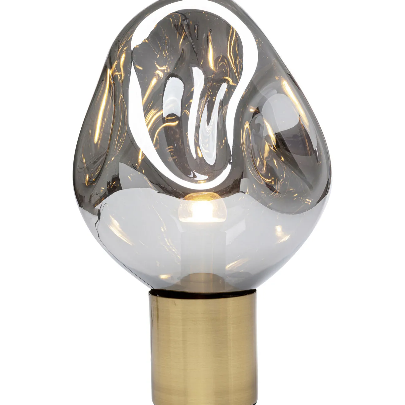 KARE Design Lampes De Table|Lampe A Poser Dough Argente 38Cm