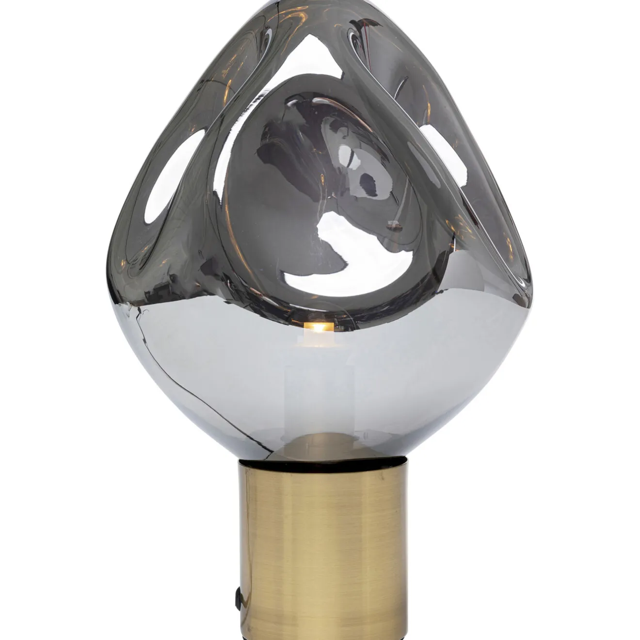 KARE Design Lampes De Table|Lampe A Poser Dough Argente 38Cm