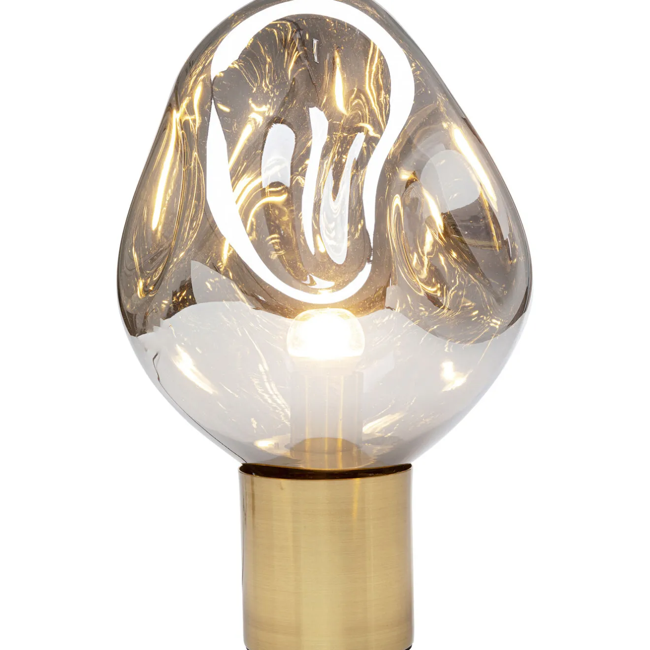 KARE Design Lampes De Table|Lampe A Poser Dough Argente 38Cm