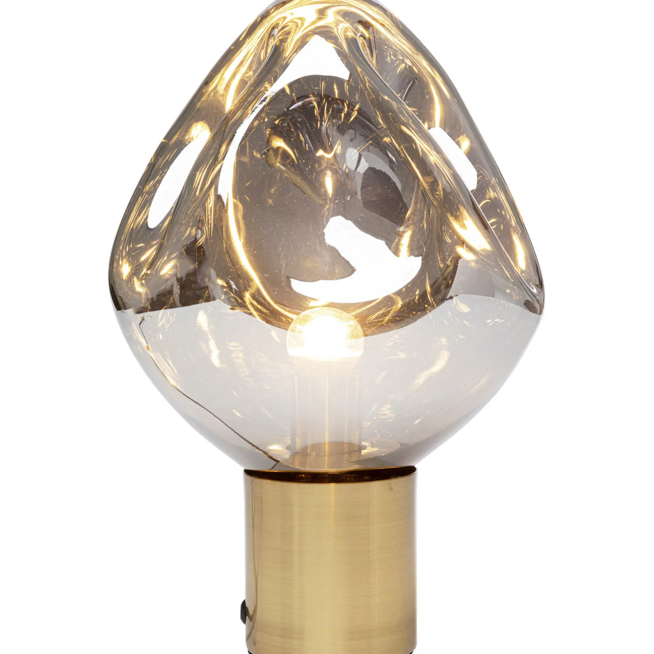 KARE Design Lampes De Table|Lampe A Poser Dough Argente 38Cm