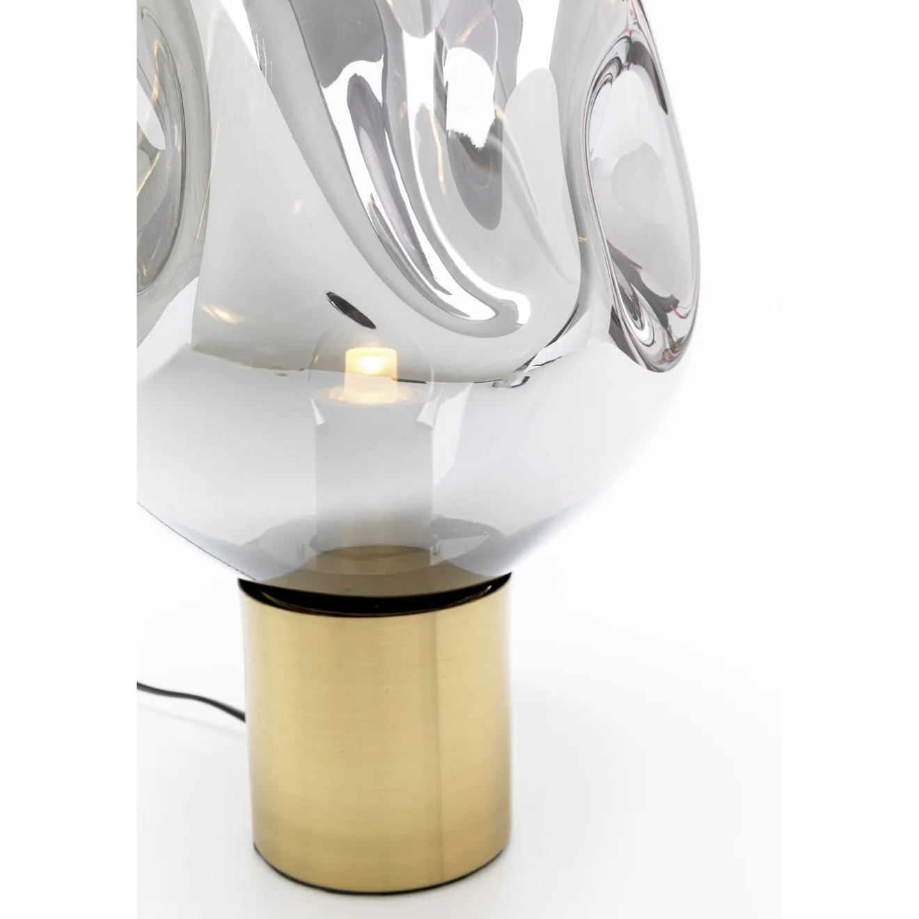 KARE Design Lampes De Table|Lampe A Poser Dough Argente 38Cm