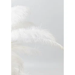 KARE Design Lampes De Table|Lampe A Poser Feather Palm Blanc 60Cm