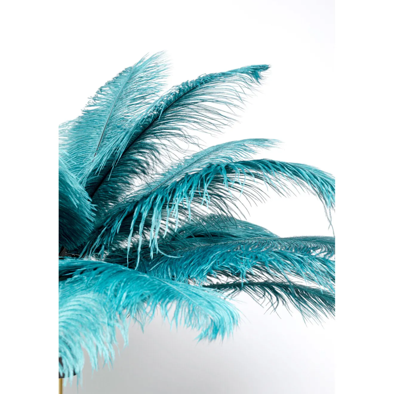 KARE Design Lampes De Table|Lampe A Poser Feather Palm Vert 60Cm