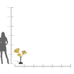 KARE Design Lampes De Table|Lampe A Poser Ginkgo Tre 83
