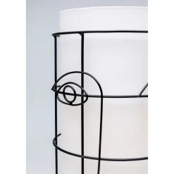 KARE Design Lampes De Table|Lampe A Poser Grid Face Blanc 60Cm