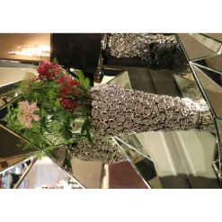 KARE Design Lampes De Table|Lampe A Poser Rose Argente´ 57Cm