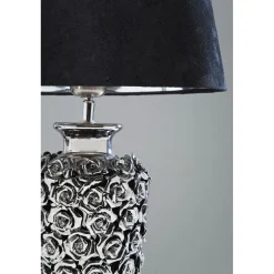KARE Design Lampes De Table|Lampe A Poser Rose Argente´ 57Cm