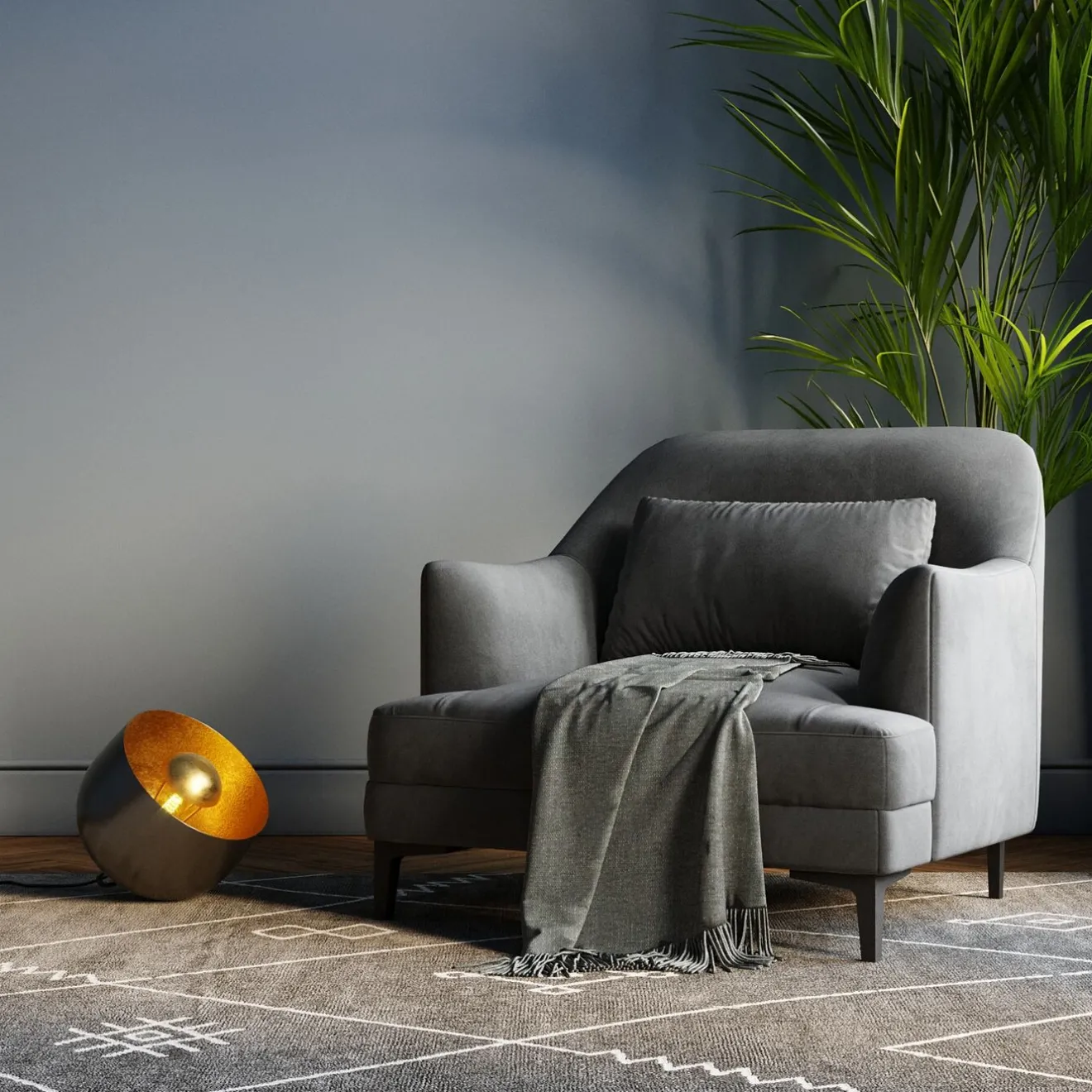 KARE Design Lampes De Sol|Lampe De Sol Apollon Smooth Noir O28Cm