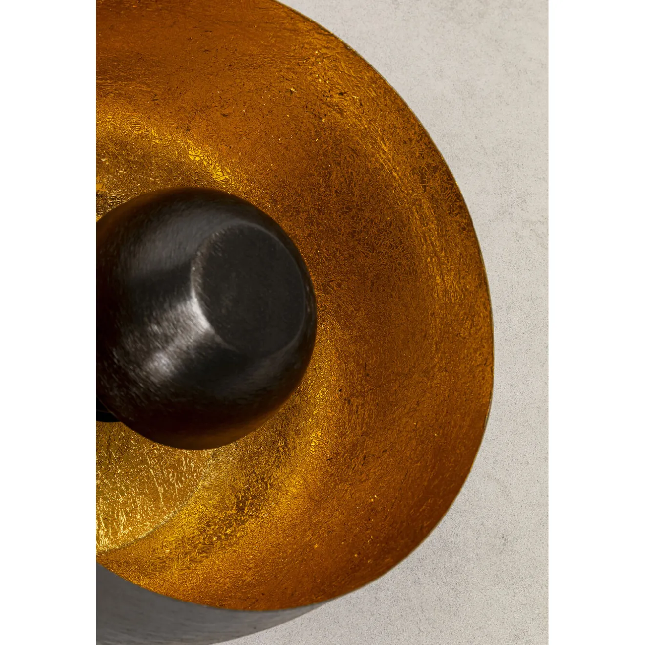 KARE Design Lampes De Sol|Lampe De Sol Apollon Smooth Noir O28Cm