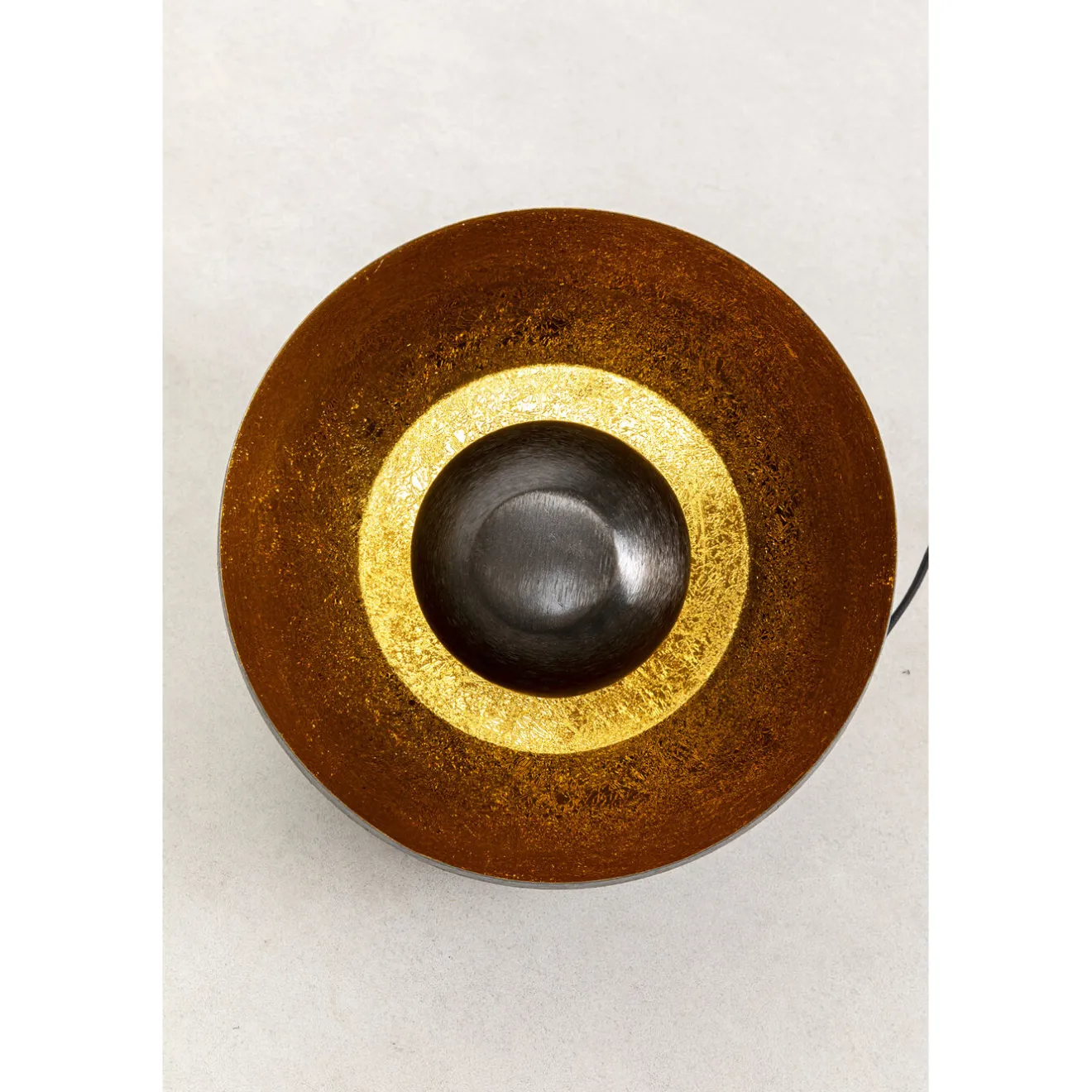 KARE Design Lampes De Sol|Lampe De Sol Apollon Smooth Noir O28Cm