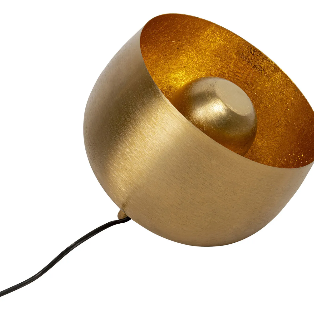 KARE Design Lampes De Sol|Lampe De Sol Apollon Smooth Dore O28Cm