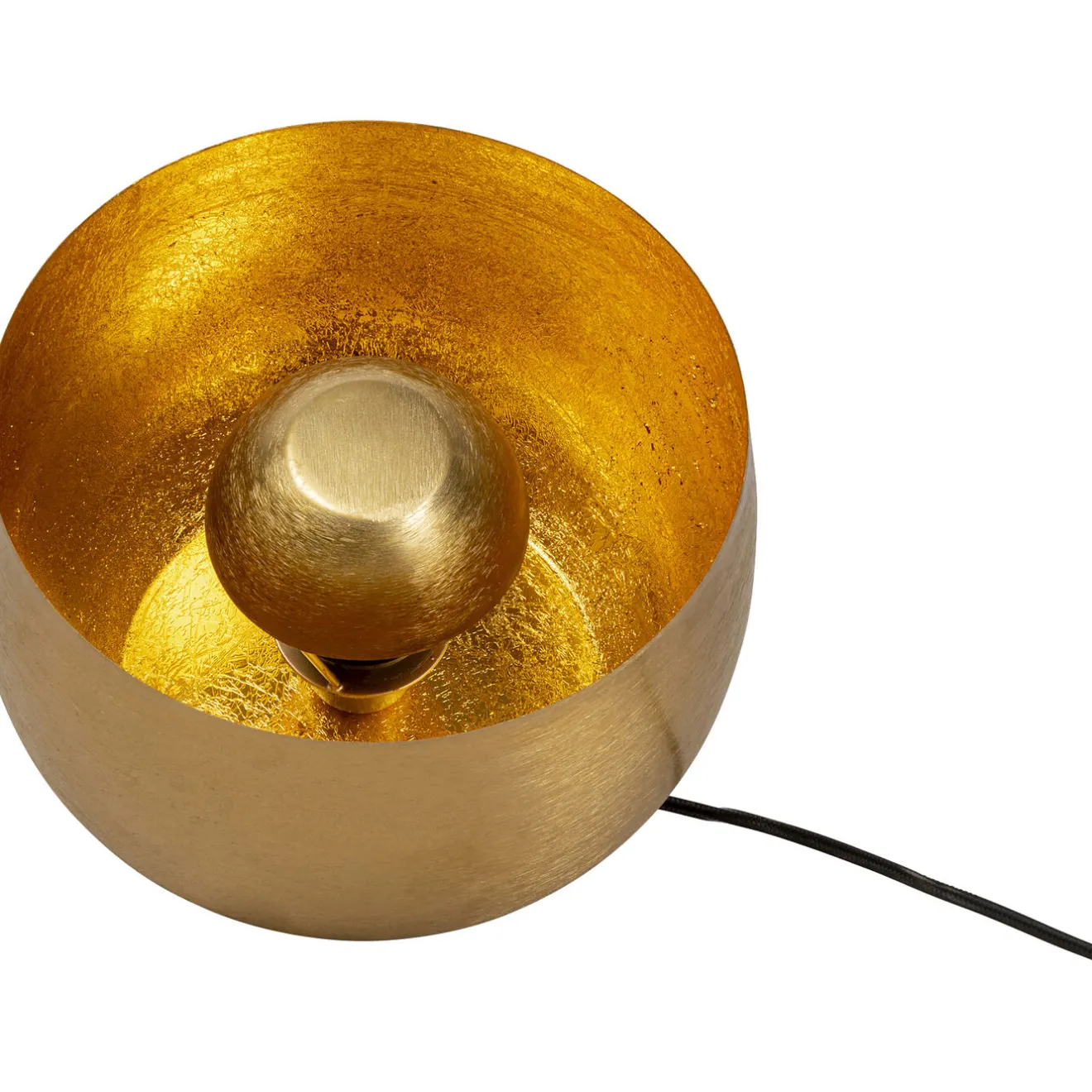 KARE Design Lampes De Sol|Lampe De Sol Apollon Smooth Dore O28Cm