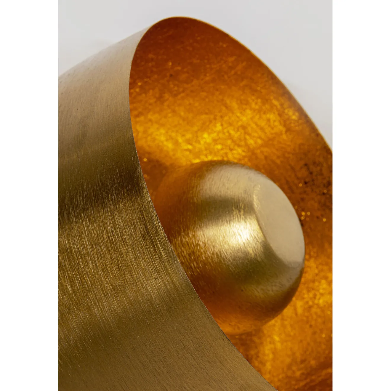 KARE Design Lampes De Sol|Lampe De Sol Apollon Smooth Dore O28Cm