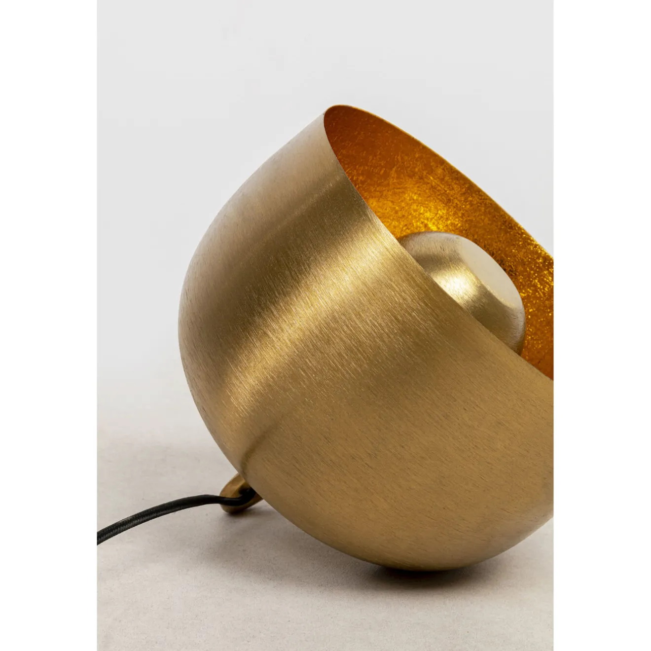 KARE Design Lampes De Sol|Lampe De Sol Apollon Smooth Dore O28Cm