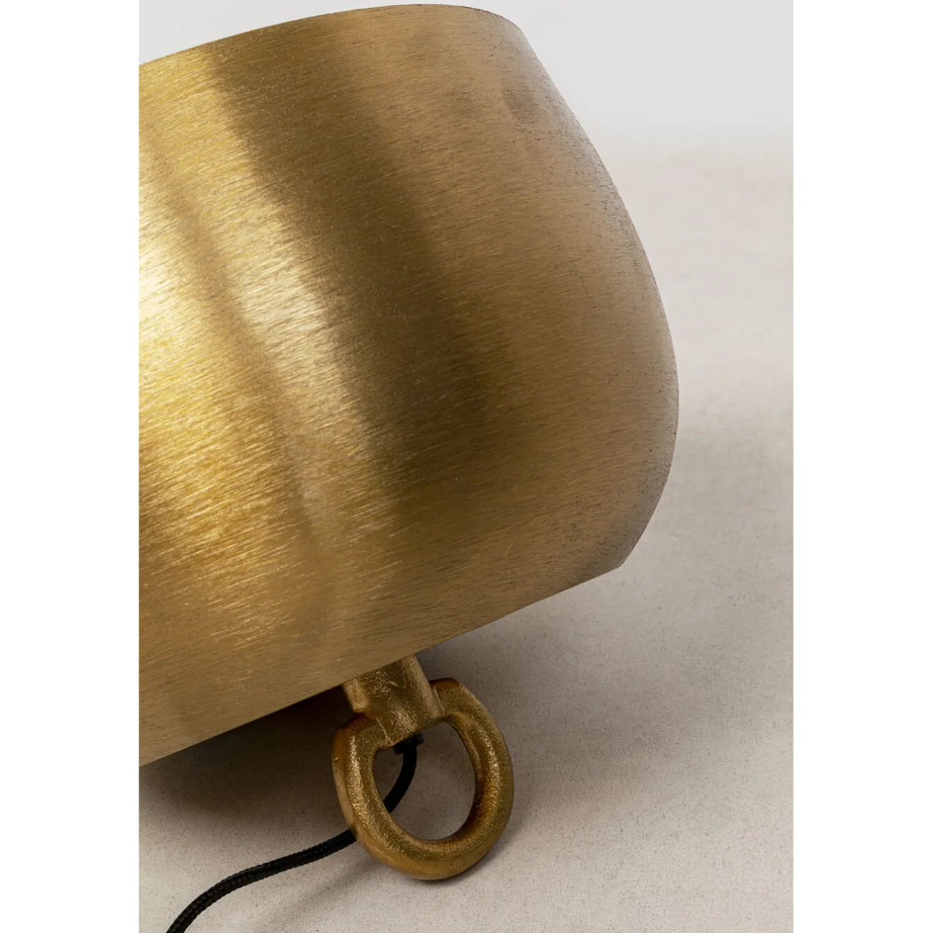 KARE Design Lampes De Sol|Lampe De Sol Apollon Smooth Dore O28Cm