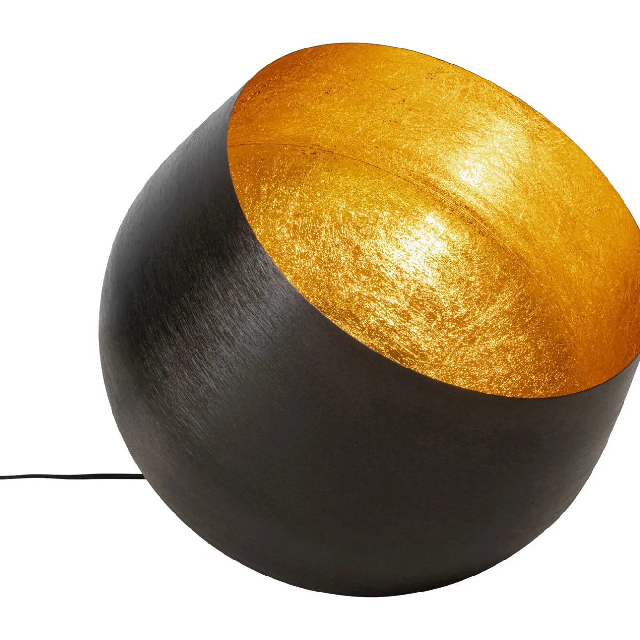 KARE Design Lampes De Sol|Lampe De Sol Apollon Smooth Noir O50Cm