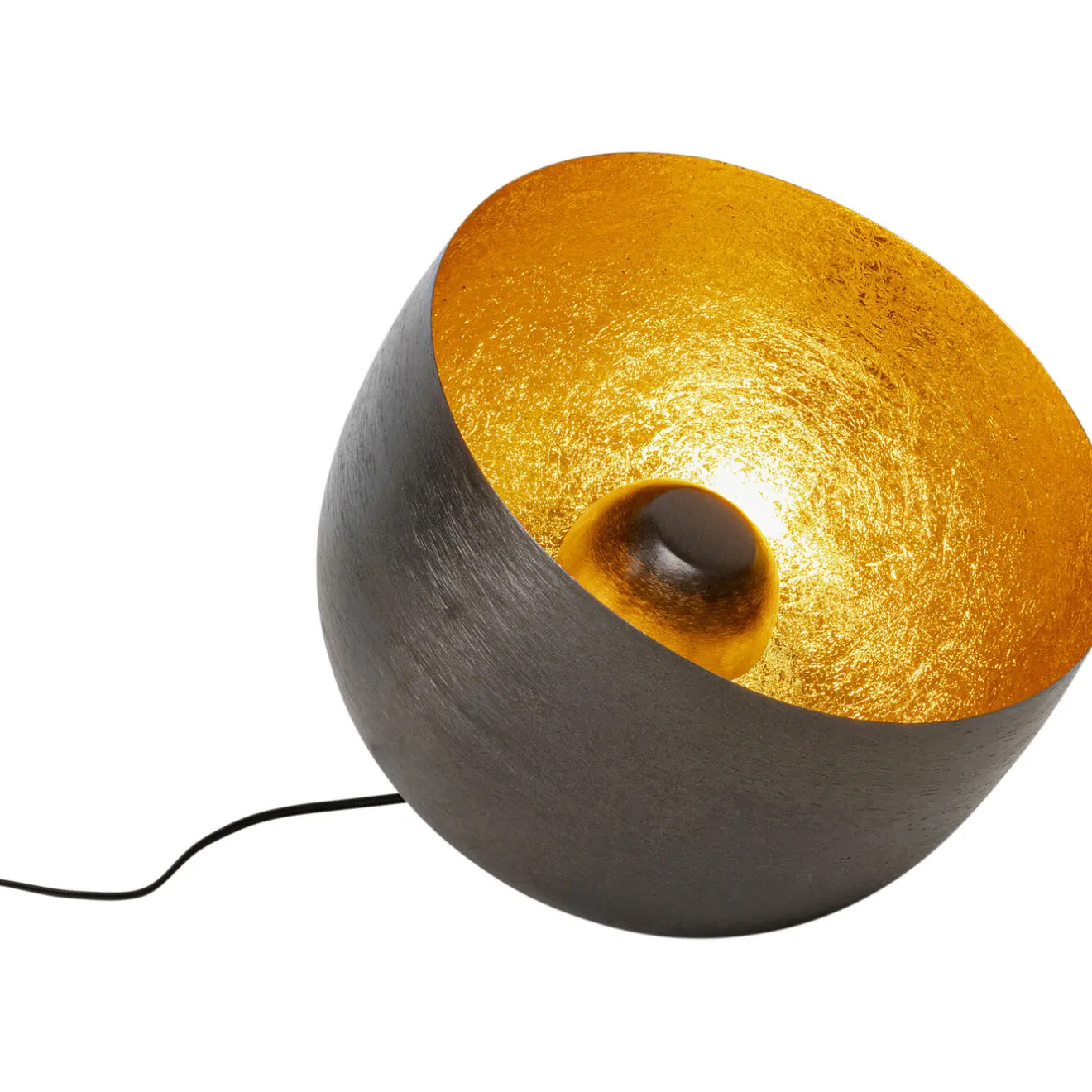 KARE Design Lampes De Sol|Lampe De Sol Apollon Smooth Noir O35Cm