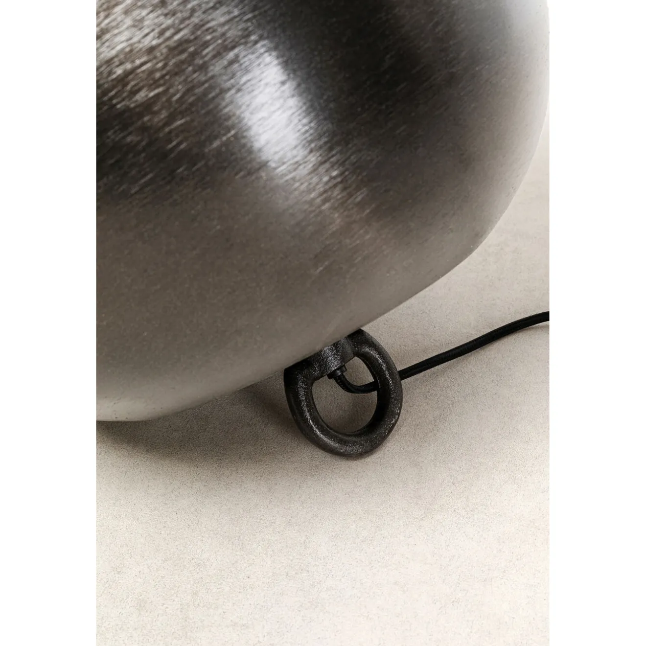 KARE Design Lampes De Sol|Lampe De Sol Apollon Smooth Noir O35Cm