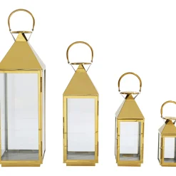 KARE Design Lanternes|Lanterne Giardino Dore (4/Set)