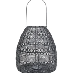 KARE Design Lanternes|Lanterne Hayat Noir 37Cm