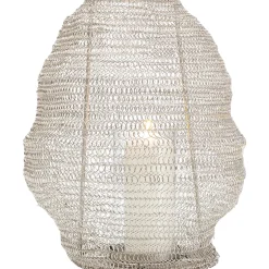 KARE Design Lanternes|Lanterne Mesh Argente O30Cm