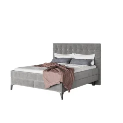 KARE Design Lits Boxspring|Lit Boxspring Benito Star Gris 160X200