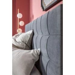 KARE Design Lits Boxspring|Lit Boxspring Benito Star Gris 160X200