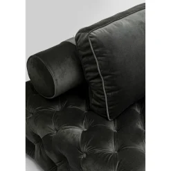 KARE Design Chaises Longues|Lit D Appoint Bottone Velours Gris