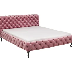KARE Design Lits Rembourres|Lit Desire Velvet Rose 160X200Cm