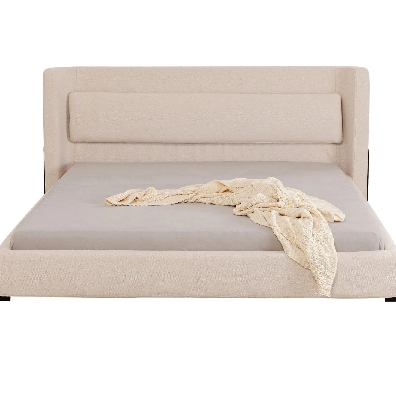 KARE Design Lits Rembourres|Lit Tivoli Ecru 160X200