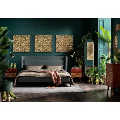 KARE Design Lits Rembourres|Lit Tivoli Vert 160X200Cm