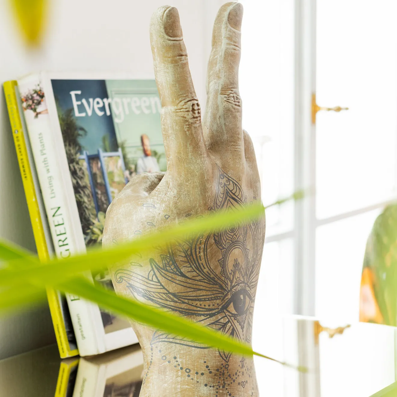 KARE Design Objets Déco|Main Décorative Victory Tattoo Eye 36Cm