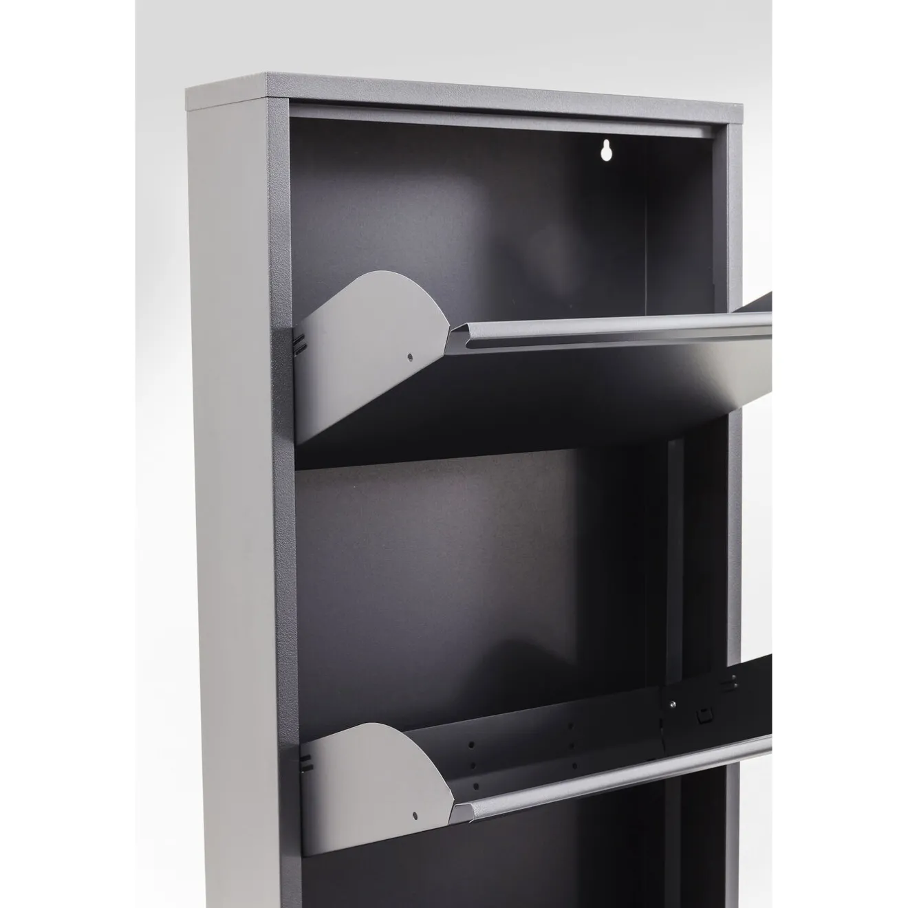 KARE Design Rangements À Chaussures Rabattables|Meuble À Chaussures Caruso 5 Anthracite (Mailorder