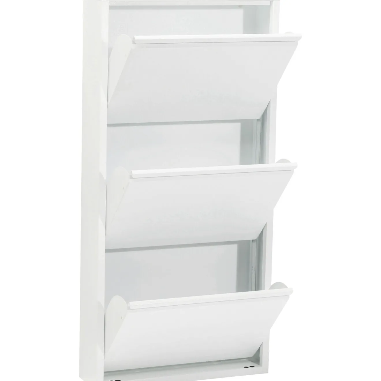 KARE Design Rangements À Chaussures Rabattables|Meuble À Chaussures Caruso 3 Blanc