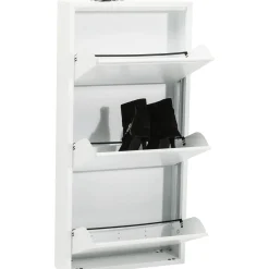 KARE Design Rangements À Chaussures Rabattables|Meuble À Chaussures Caruso 3 Blanc