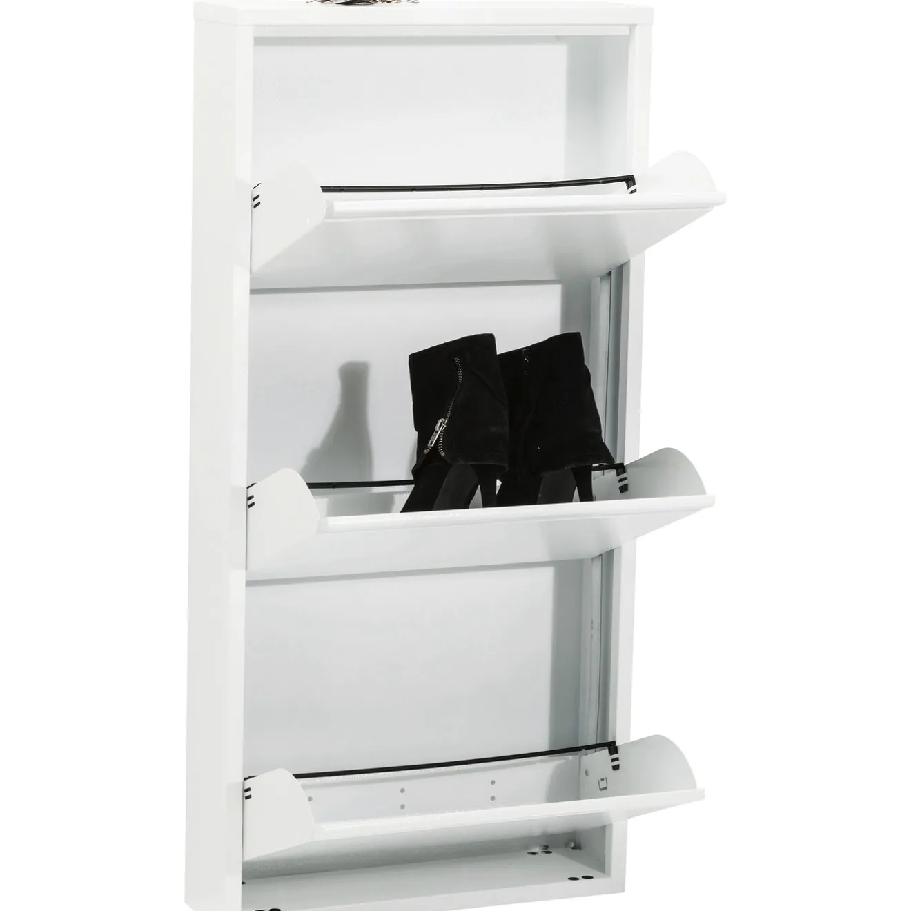 KARE Design Rangements À Chaussures Rabattables|Meuble À Chaussures Caruso 3 Blanc