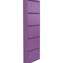 KARE Design Rangements À Chaussures Rabattables|Meuble À Chaussures Caruso 5 Violet (Mo)