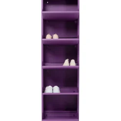 KARE Design Rangements À Chaussures Rabattables|Meuble À Chaussures Caruso 5 Violet (Mo)